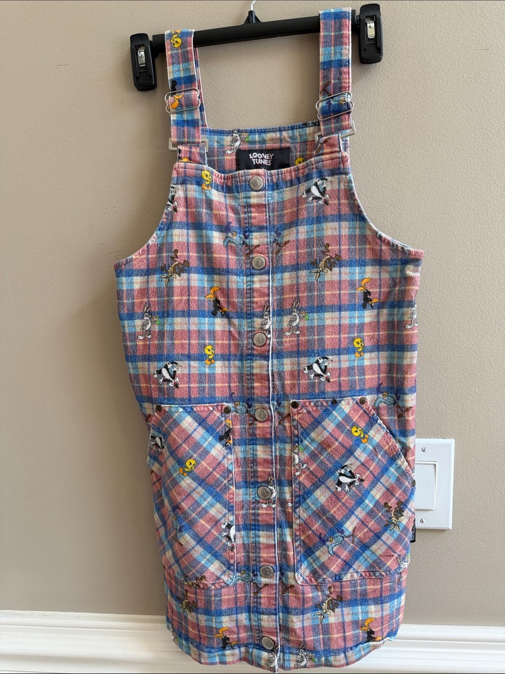 Teddy Fresh X Looney Tunes Corduroy Overall Jumper Dress